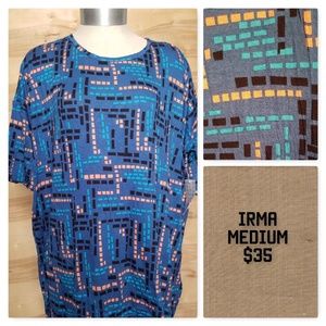 LuLaRoe Medium NWT Irma hi- lo NWT shirt / top